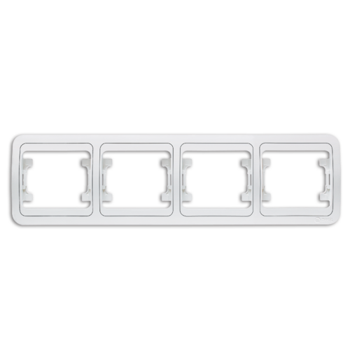 Τετραπλό Πλαίσιο Λευκό Makel Mimoza – 22039