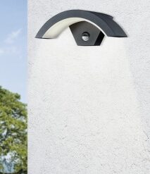 Φωτιστικό Τοίχου Trio Lighting LED 6W  Ανθρακί Αλουμίνιο 580lm 3000K IP54 220969142
