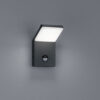 Φωτιστικό Τοίχου Trio Lighting LED 9W  Ανθρακί Αλουμίνιο 900lm 3000K IP54 221169142