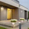 Φωτιστικό Τοίχου Trio Lighting LED 9W  Ανθρακί Αλουμίνιο 900lm 3000K IP54 221169142