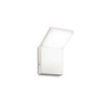 IDEAL LUX Επιτοίχιο Φωτιστικό Κήπου STYLE LED 9W 4000K IP54 Λευκού Χρώματος – 221502