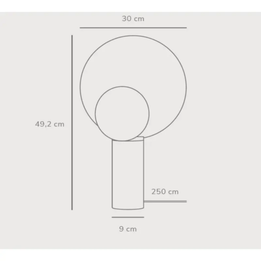 Επιτραπέζιο Φωτιστικό DFTP 1xGU10 Μαύρου Χρώματος – 2220275003