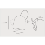 Επιτραπέζιο Φωτιστικό DFTP  Angle Clamp Lamp 1xGU10 Λευκού Χρώματος – 2220362001