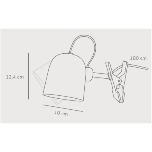 Επιτραπέζιο Φωτιστικό DFTP  Angle Clamp Lamp 1xGU10 Λευκού Χρώματος – 2220362001