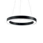 IDEAL LUX Κρεμαστό Φωτιστικό ORACLE LED 33W 3000K Μαύρου Χρώματος – 222103