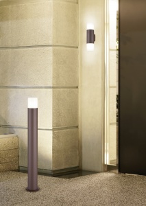 Φωτιστικό Τοίχου Trio Lighting   2xE27 Σκουριά Αλουμίνιο   IP44 222260224