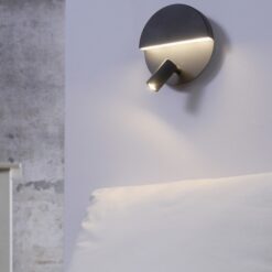 Φωτιστικό Τοίχου Trio Lighting LED 6W  Μαύρο Ματ Μεταλλικό 600lm 3000K  222370232