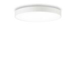 IDEAL LUX Πλαφονιέρα Οροφής HALO LED 32W 3000K Λευκού Χρώματος – 223209