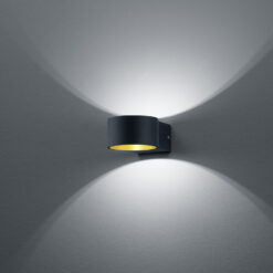 Φωτιστικό Τοίχου Trio Lighting LED 4,3W  Μαύρο Ματ Μεταλλικό 430lm 3000K  223410132