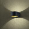 Φωτιστικό Τοίχου Trio Lighting LED 4,3W  Μαύρο Ματ Μεταλλικό 430lm 3000K  223410132