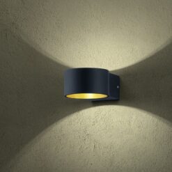 Φωτιστικό Τοίχου Trio Lighting LED 4,3W  Μαύρο Ματ Μεταλλικό 430lm 3000K  223410132