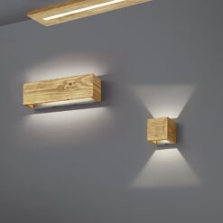 Φωτιστικό Τοίχου Trio Lighting LED 4,3W  Ξύλο Step Dimmable 430lm 3000K  223710130