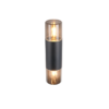 Φωτιστικό Τοίχου Up-Down Μαύρο Ματ HOOSIC 2x E27 IP44 Trio Lighting – 224060232