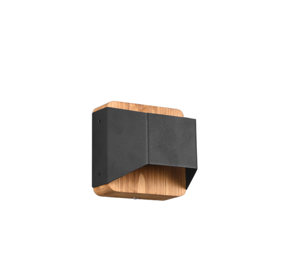 Φωτιστικό Τοίχου Trio Lighting  LED 4,3W Μαύρο Ματ Μεταλλικό Step Dimmable 400lm  3000K – 224810132