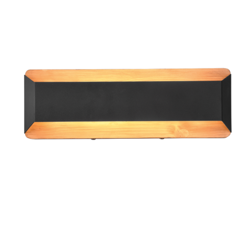 Φωτιστικό Τοίχου Trio Lighting  LED 13,5W Μαύρο Ματ Μεταλλικό Step Dimmable 1500lm  3000K – 224819132