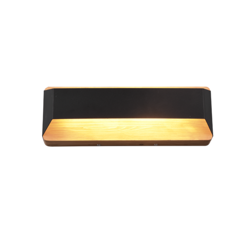 Φωτιστικό Τοίχου Trio Lighting  LED 13,5W Μαύρο Ματ Μεταλλικό Step Dimmable 1500lm  3000K – 224819132