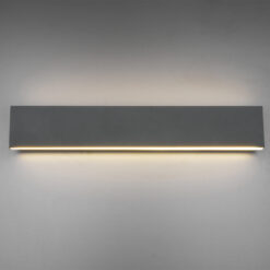 Φωτιστικό Τοίχου Trio Lighting LED 9W  Ανθρακί Μεταλλικό Step Dimmable 900lm 3000K  225174742