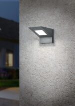 Φωτιστικό Τοίχου Trio Lighting LED 8W  Ανθρακί Αλουμίνιο 850lm 3000K IP54 225360142