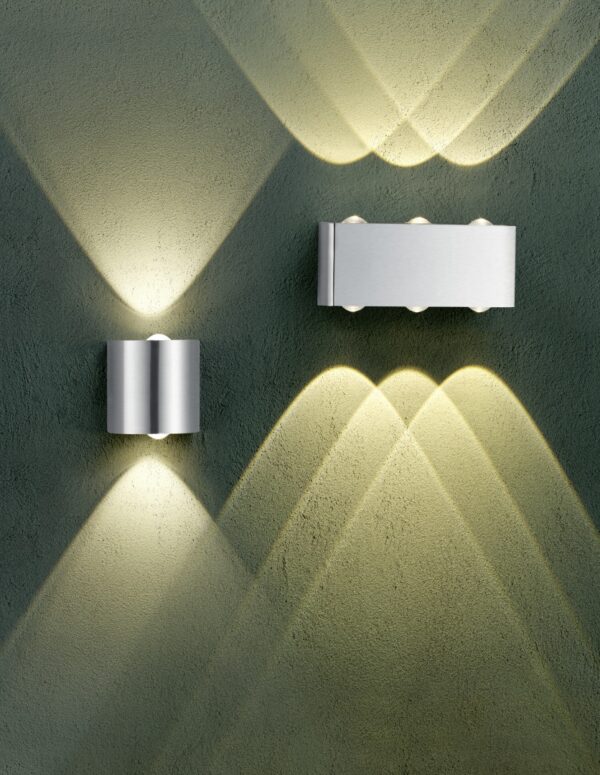 Φωτιστικό Τοίχου Trio Lighting LED 3,2W  Νίκελ Ματ Μεταλλικό 300lm 3000K  225510207