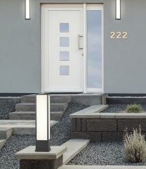 Φωτιστικό Τοίχου Trio Lighting LED 10,5W  Ανθρακί Αλουμίνιο 1300lm 3000K IP54 226260142