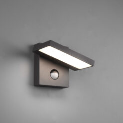 Φωτιστικό Τοίχου Trio Lighting LED 8W  Ανθρακί Αλουμίνιο 1000lm 3000K IP54 226369142