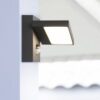 Φωτιστικό Τοίχου Trio Lighting LED 8W  Ανθρακί Αλουμίνιο 1000lm 3000K IP54 226369142