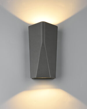 Φωτιστικό Τοίχου Trio Lighting LED 4,5W  Ανθρακί Αλουμίνιο 450lm 3000K IP65 226560242