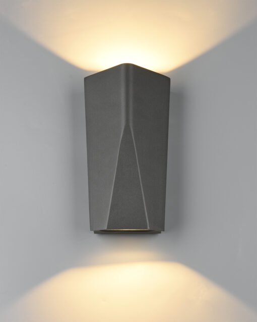 Φωτιστικό Τοίχου Trio Lighting LED 4,5W  Ανθρακί Αλουμίνιο 450lm 3000K IP65 226560242