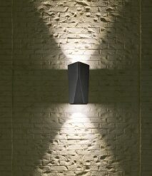 Φωτιστικό Τοίχου Trio Lighting LED 4,5W  Ανθρακί Αλουμίνιο 450lm 3000K IP65 226560242