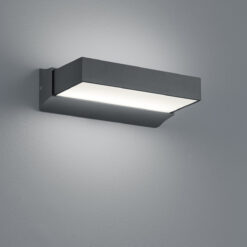 Φωτιστικό Τοίχου Trio Lighting LED 11W  Ανθρακί Αλουμίνιο 1100lm 3000K IP65 226660242