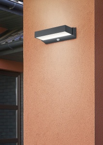 Φωτιστικό Τοίχου Trio Lighting LED 11W  Ανθρακί Αλουμίνιο 1100lm 3000K IP54 226669242