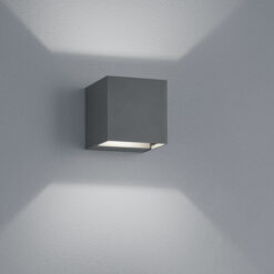 Φωτιστικό Τοίχου Trio Lighting LED 3W  Ανθρακί Αλουμίνιο 240lm 3000K IP54 226860242