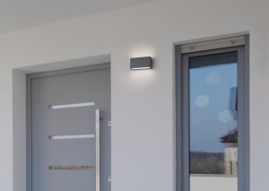 Φωτιστικό Τοίχου Trio Lighting LED 10W  Ανθρακί Αλουμίνιο 800lm 3000K IP65 226960242