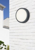 Φωτιστικό Τοίχου Trio Lighting LED 8,5W  Ανθρακί Αλουμίνιο 850lm 3000K IP54 227260142