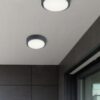 Φωτιστικό Τοίχου Trio Lighting LED 8,5W  Ανθρακί Αλουμίνιο 850lm 3000K IP54 227260142