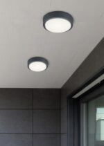 Φωτιστικό Τοίχου Trio Lighting LED 8,5W  Ανθρακί Αλουμίνιο 850lm 3000K IP54 227260142