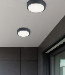 Φωτιστικό Τοίχου Trio Lighting LED 8,5W  Ανθρακί Αλουμίνιο 850lm 3000K IP54 227260142
