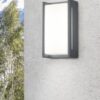 Φωτιστικό Τοίχου Trio Lighting LED 8,5W  Ανθρακί Αλουμίνιο 850lm 3000K IP54 227360142