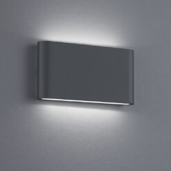 Φωτιστικό Τοίχου Trio Lighting LED 4,5W  Ανθρακί Αλουμίνιο 400lm 3000K IP54 227660242
