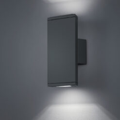 Φωτιστικό Τοίχου Trio Lighting LED 3W  Ανθρακί Αλουμίνιο 260lm 3000K IP54 228460242