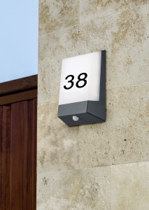 Φωτιστικό Τοίχου Trio Lighting LED 9W  Ανθρακί Αλουμίνιο 850lm 3000K IP54 228669142