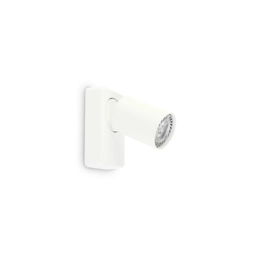 IDEAL LUX Απλίκα Τοίχου RUDY 1xGU10 Λευκού Χρώματος – 229027