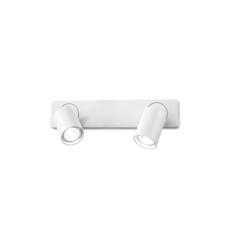 IDEAL LUX Απλίκα Τοίχου RUDY 2xGU10 Λευκού Χρώματος – 229041