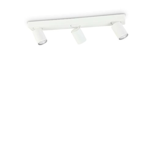 IDEAL LUX Φωτιστικό Οροφής RUDY 3xGU10 Λευκού Χρώματος – 229065