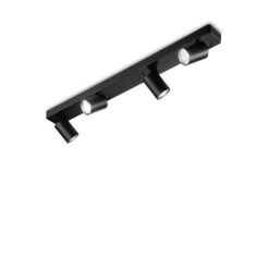 IDEAL LUX Φωτιστικό Οροφής RUDY 4xGU10 Μαύρου Χρώματος – 229072