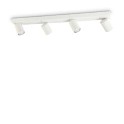 IDEAL LUX Φωτιστικό Οροφής RUDY 4xGU10 Λευκού Χρώματος – 229089