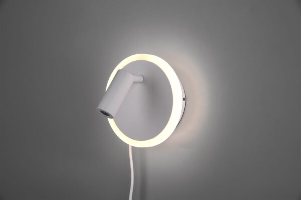 Φωτιστικό Τοίχου Trio Lighting LED 5W  Λευκό Ματ Μεταλλικό 550lm 3000K  229210231