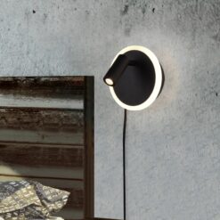 Φωτιστικό Τοίχου Trio Lighting LED 5W  Μαύρο Ματ Μεταλλικό 550lm 3000K  229210232