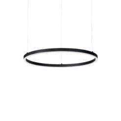 IDEAL LUX Κρεμαστό Φωτιστικό ORACLE SLIM LED 32W 3000K Μαύρου Χρώματος – 229492