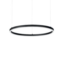 IDEAL LUX Κρεμαστό Φωτιστικό ORACLE LED 38W 3000K Μαύρου Χρώματος – 229515